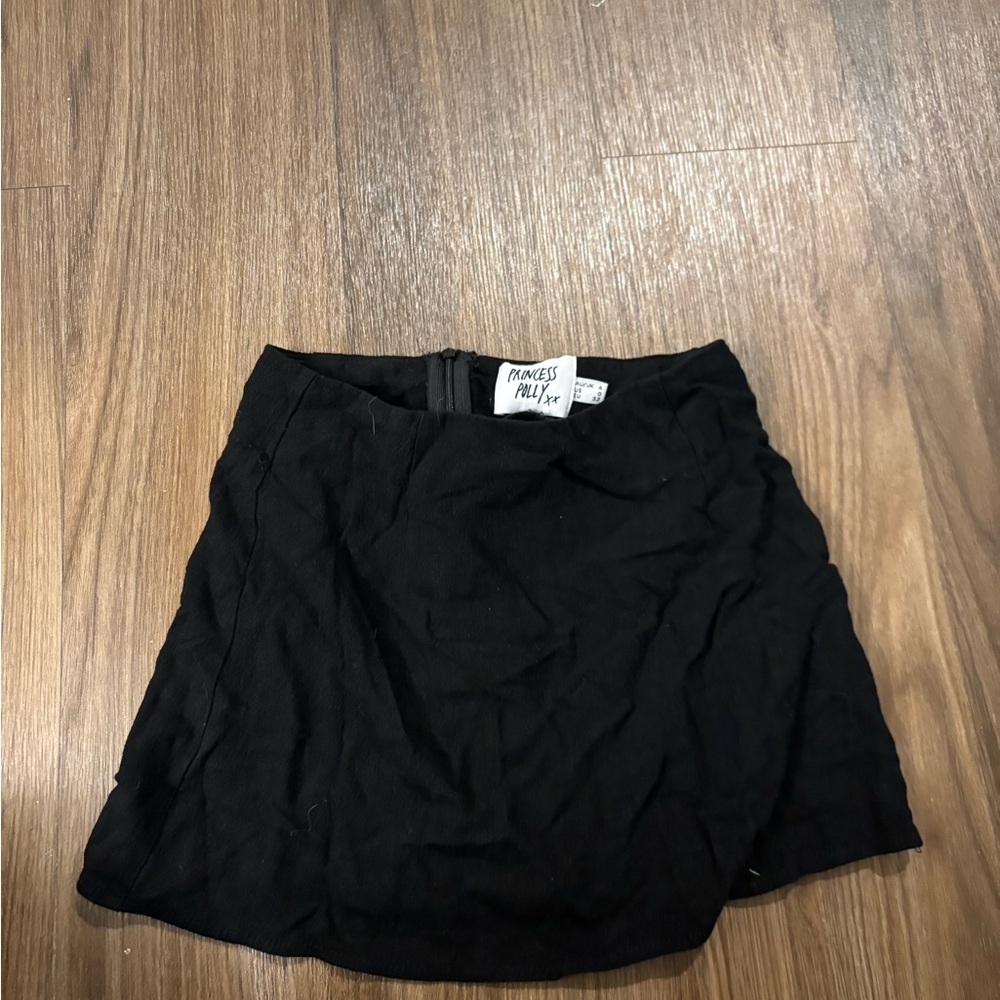Princess Polly Elegant Black Mini Skirt